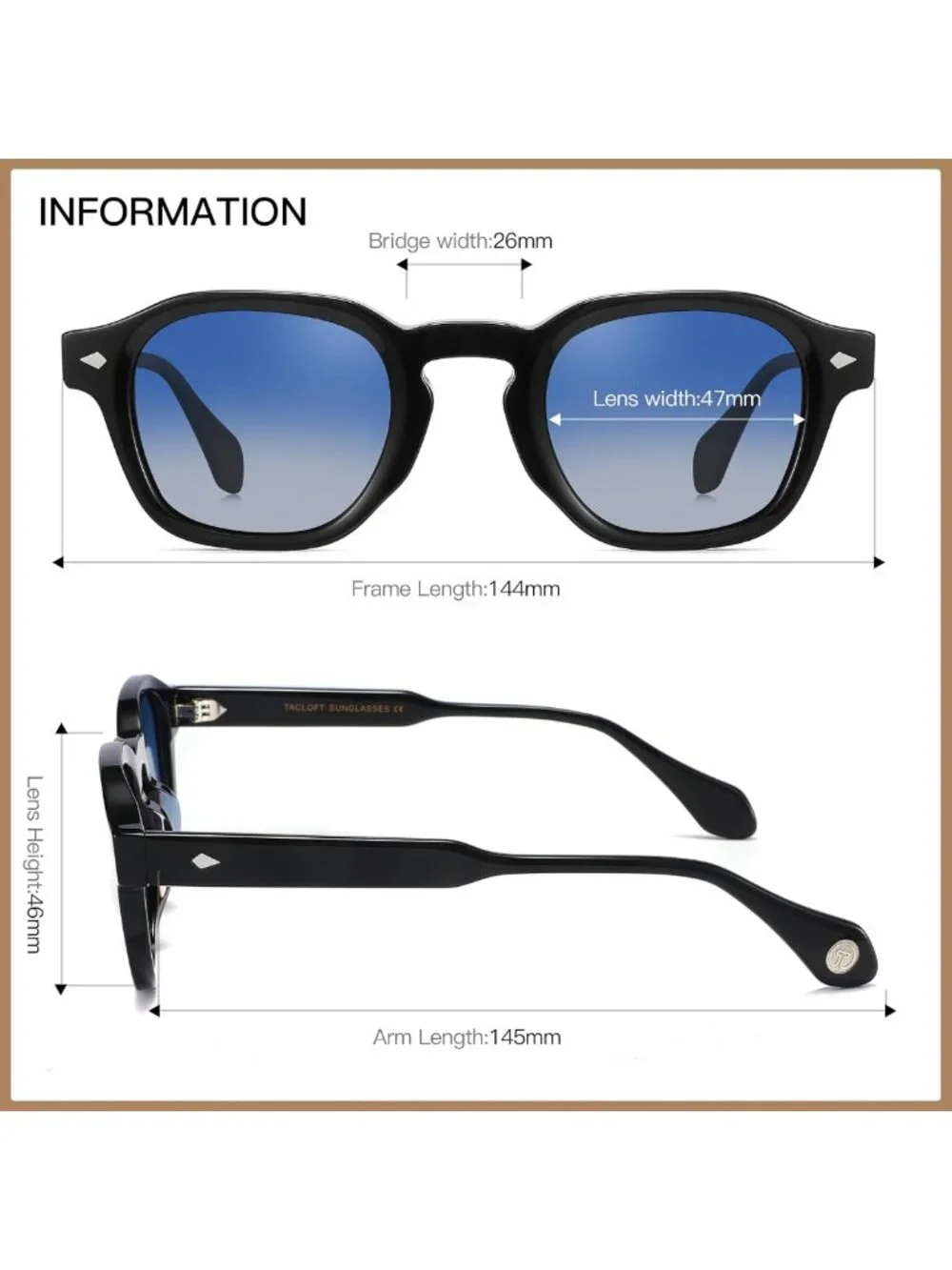 Stylish Polarized Sunglasses for Men & Women - Retro UV Protection, HD Clarity